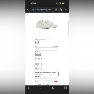 Reebok Women's Court Advance Sneaker